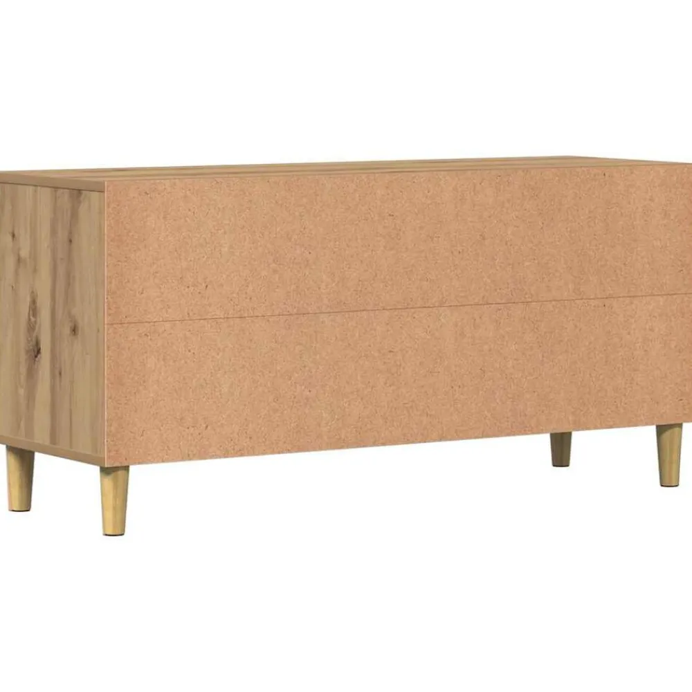 vidaXL Muebles Tv-Mueble para TV madera de ingeniería 102x35x50 cm