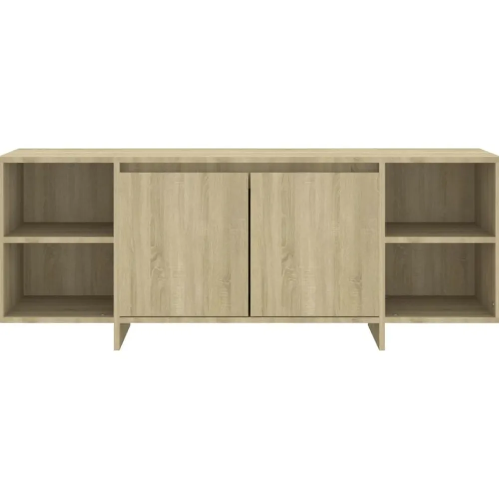 vidaXL Muebles Tv-Mueble para TV madera contrachapada 130x35x50 cm