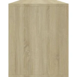 vidaXL Muebles Tv-Mueble para TV madera contrachapada 130x35x50 cm