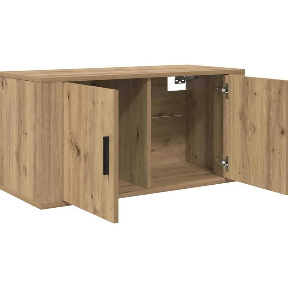 vidaXL Mueble para TV montado en la pared Roble artisan Outlet
