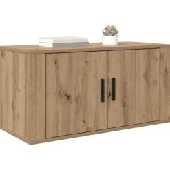 vidaXL Mueble para TV montado en la pared Roble artisan Outlet