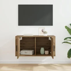 vidaXL Mueble para TV montado en la pared Roble artisan Outlet