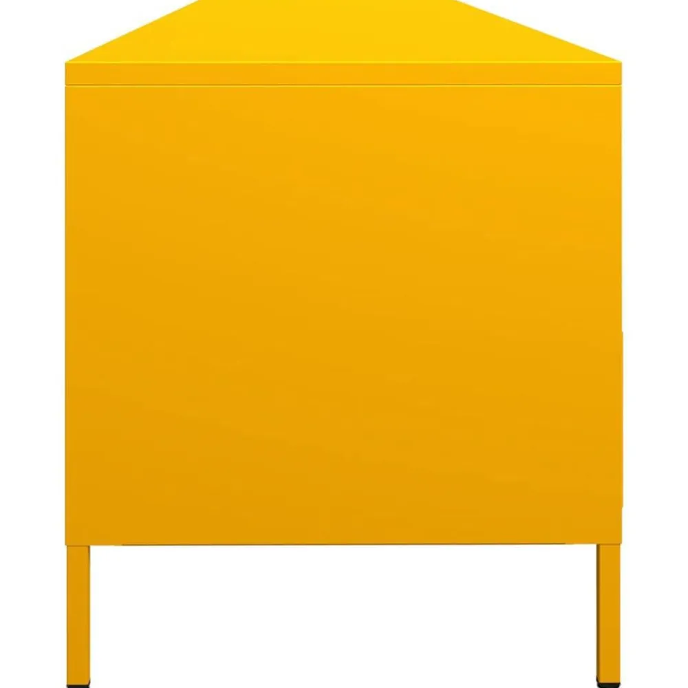 vidaXL Muebles Tv-Mueble TV acero laminado en frío 202x39x43,5cm