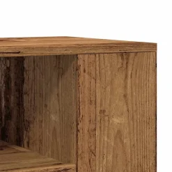 vidaXL Mueble TV con ruedas madera ingeniería envejecida 102x34,5x43cm Madera antigua Sale