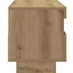 vidaXL Muebles Tv-Mueble TV luces LED madera ingeniería 100x35x40cm