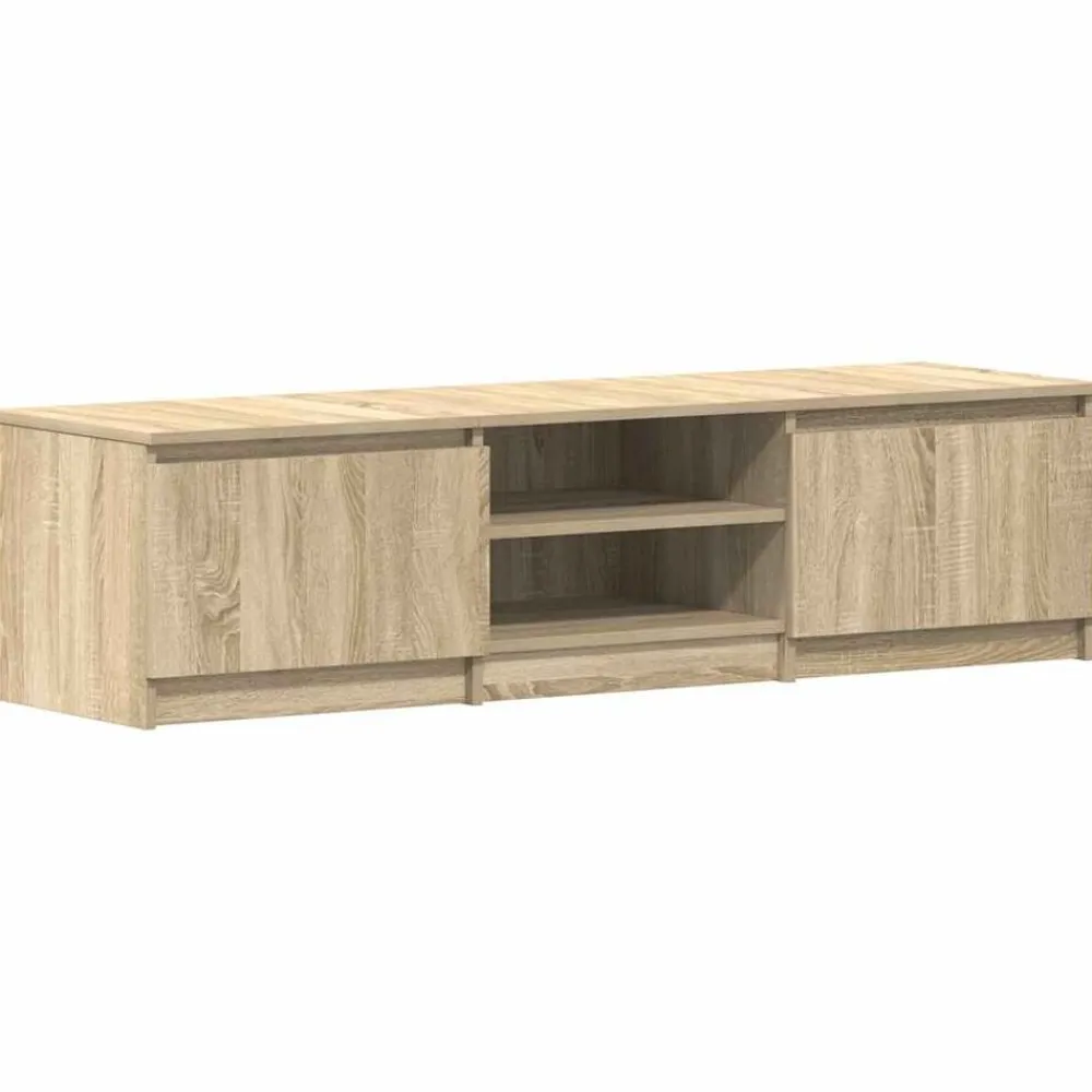 vidaXL Muebles Tv-Mueble TV madera contrachapada color 140x40x35,5cm