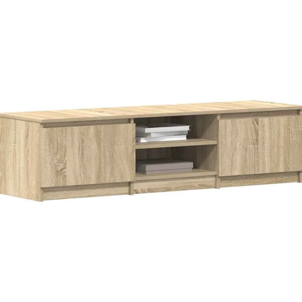 vidaXL Muebles Tv-Mueble TV madera contrachapada color 140x40x35,5cm