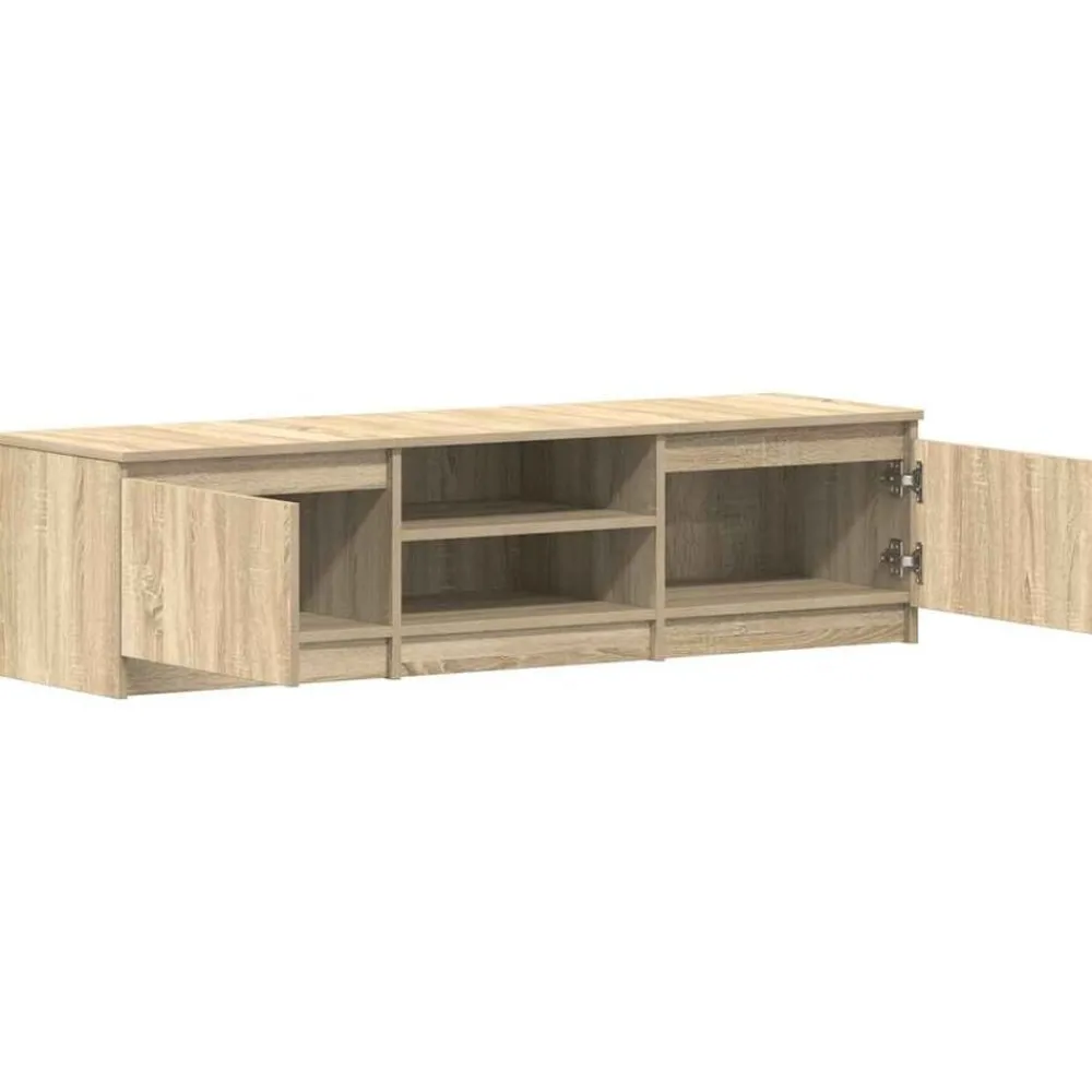 vidaXL Muebles Tv-Mueble TV madera contrachapada color 140x40x35,5cm