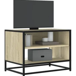 vidaXL Muebles Tv-Mueble TV metal y madera ingeniería 61x40x46 cm