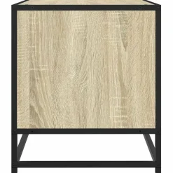 vidaXL Muebles Tv-Mueble TV metal y madera ingeniería 61x40x46 cm