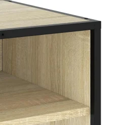 vidaXL Muebles Tv-Mueble TV metal y madera ingeniería 61x40x46 cm