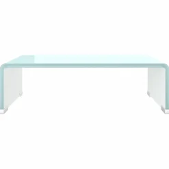 vidaXL Mueble TV/Elevador de monitor cristal 40x25x11 cm Verde Sale