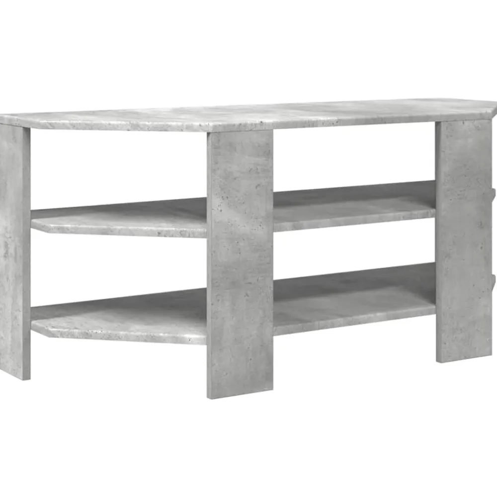 vidaXL MuebledeTVdeesquina Gris Concreto 102x40,5x45cm Gris hormigón Outlet