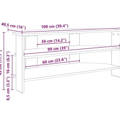 vidaXL Muebles Tv-MuebledeTVdeesquina 102x40,5x45cm Madera contrachapada