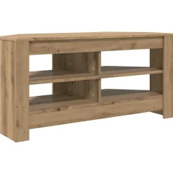 vidaXL Muebles Tv-MuebledeTVdeesquina Roble artesanal 102 x 40,5 x 45 cm