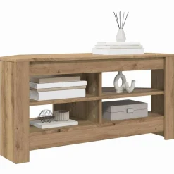 vidaXL Muebles Tv-MuebledeTVdeesquina Roble artesanal 102 x 40,5 x 45 cm