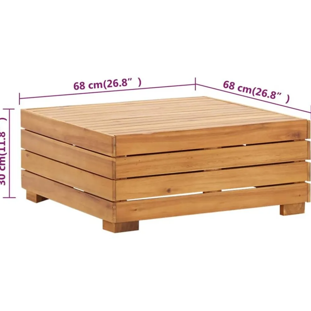 vidaXL Muebles de jardín 2 piezas con cojines madera maciza de acacia Gris oscuro Online