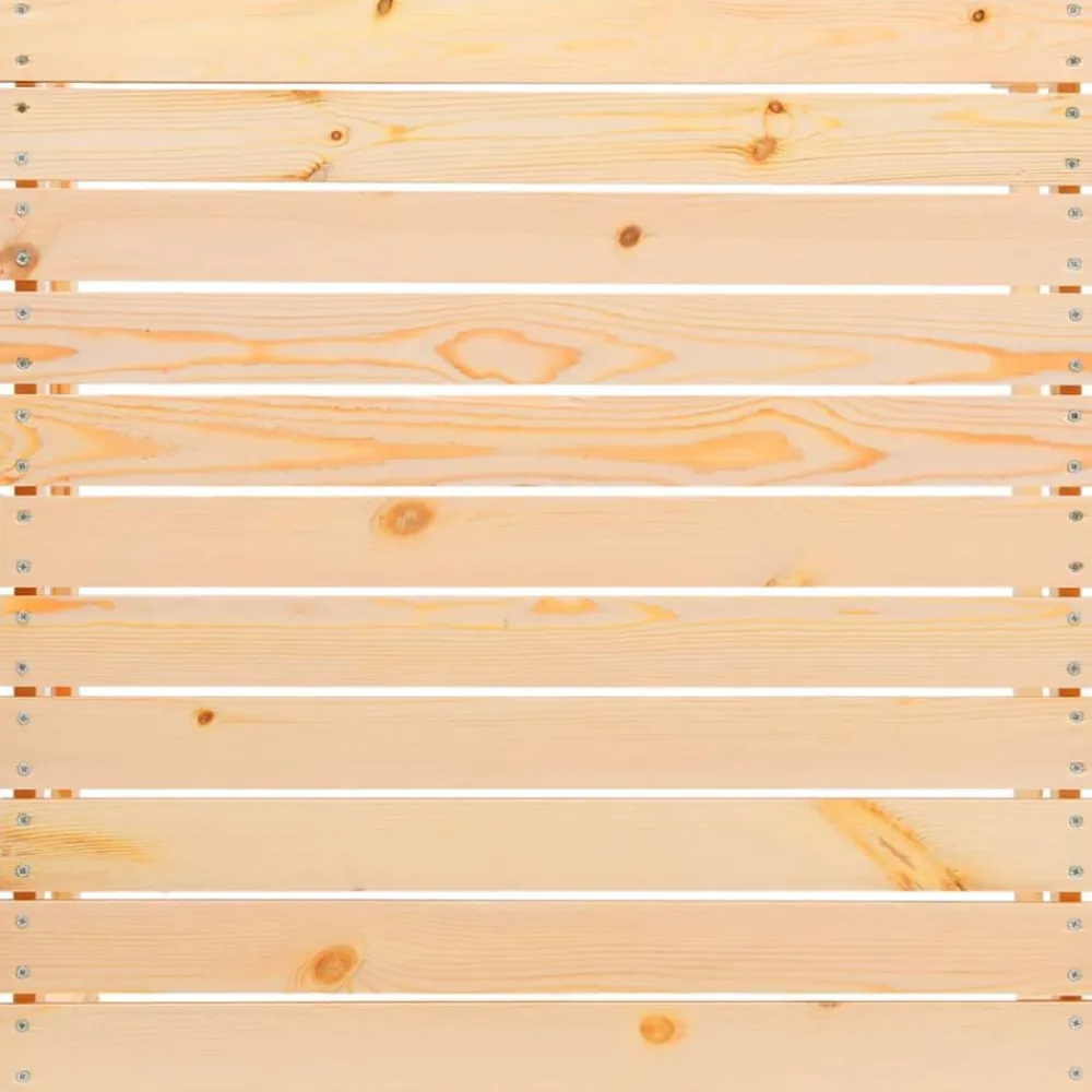 vidaXL Muebles De Jardín-Muebles de jardín 3 piezas madera maciza pino con cojines crema