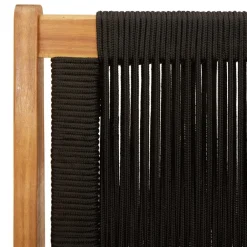 vidaXL Muebles de jardín 2 pcs 67 x 76 x 73 cm Negro Sale