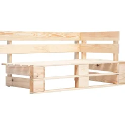 vidaXL Muebles de palets 6 pzas y cojines madera pino impregnada Azul Best