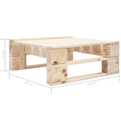 vidaXL Muebles de palets 6 pzas y cojines madera pino impregnada Azul Best