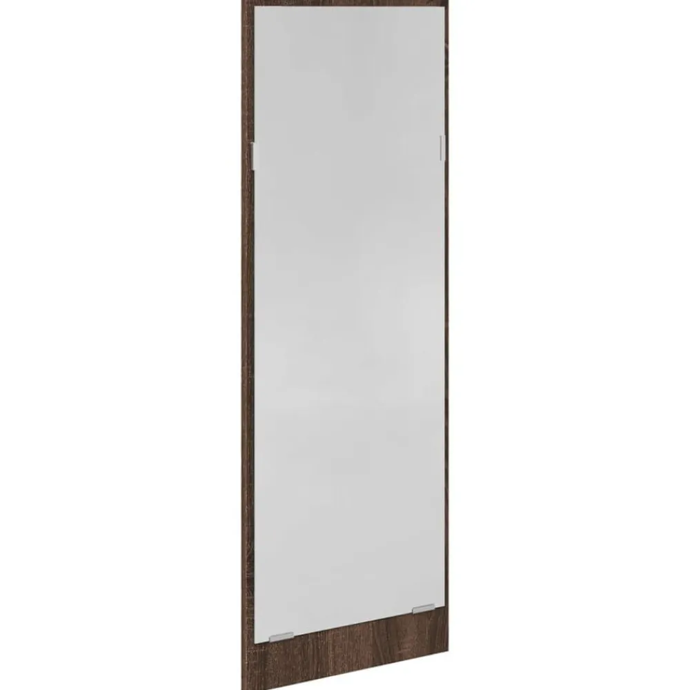 vidaXL Bancos-Muebles de recibidor 4 piezas madera de ingeniería marrón roble