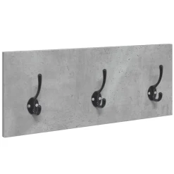 vidaXL Muebles de recibidor 4 pzas madera de ingeniería gris hormigón Gris hormig&oacute;n Discount