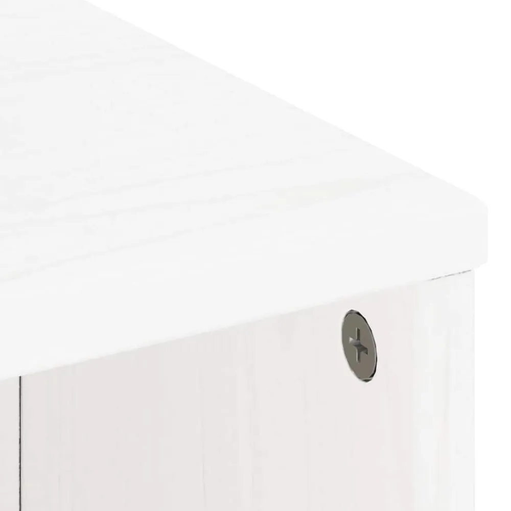 vidaXL Muebles de TV 5 uds. con almacenaje "ODDA" madera pino Blanco Clearance