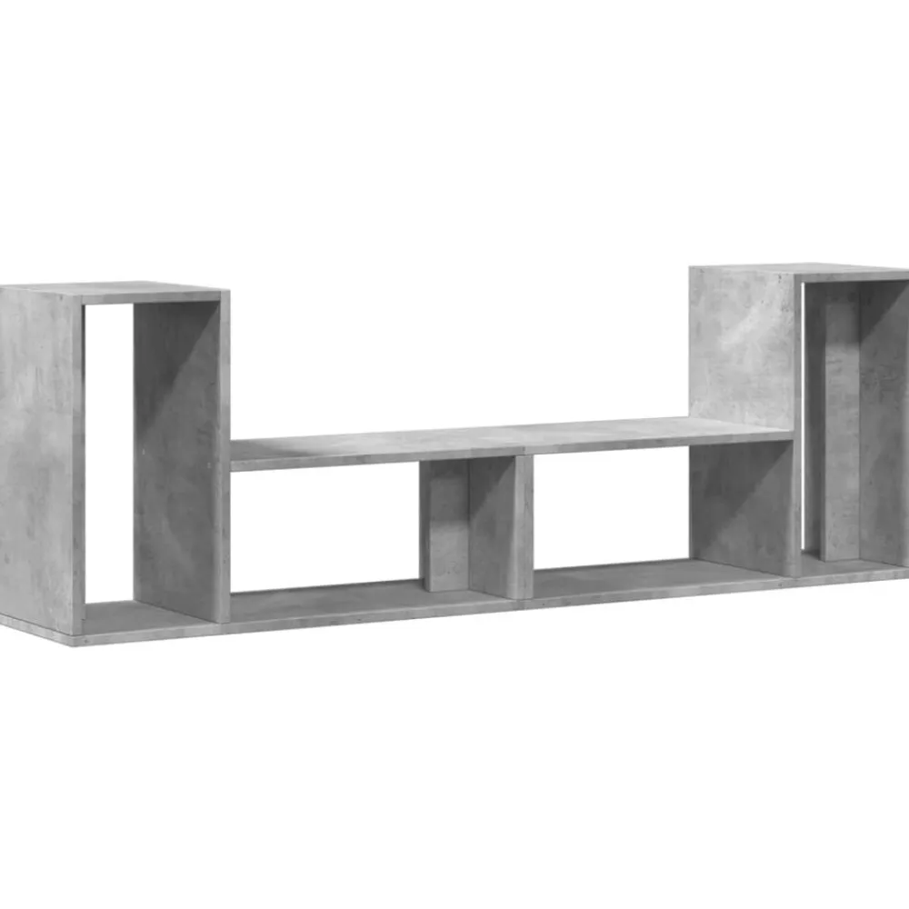 vidaXL Muebles Tv-Muebles de TV 2 uds madera ingeniería gris hormigón 75x30x50 cm