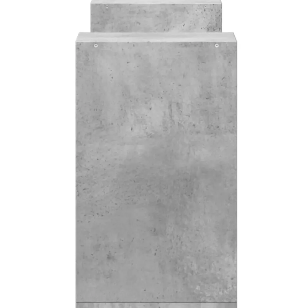 vidaXL Muebles Tv-Muebles de TV 2 uds madera ingeniería gris hormigón 75x30x50 cm