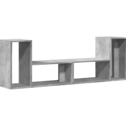 vidaXL Muebles Tv-Muebles de TV 2 uds madera ingeniería gris hormigón 75x30x50 cm