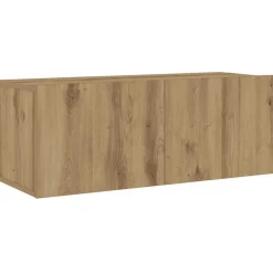 vidaXL Muebles Tv-Muebles de TV de pared 6 uds madera ingeniería roble artesanal
