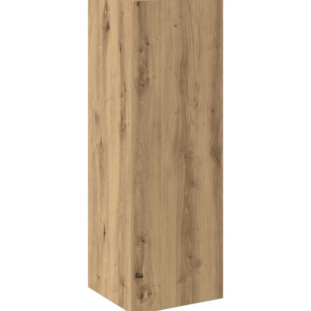 vidaXL Muebles de TV de pared 4 uds madera ingeniería roble artesanal Roble artisan Online