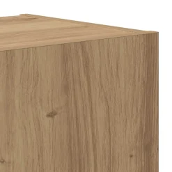 vidaXL Muebles de TV de pared 4 uds madera ingeniería roble artesanal Roble artisan Online