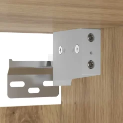 vidaXL Muebles de TV de pared 4 uds madera ingeniería roble artesanal Roble artisan Online