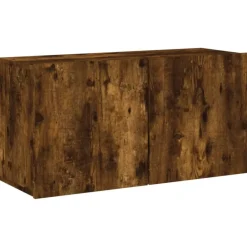 vidaXL Muebles Tv-Muebles de TV de pared 5 pzas madera ingeniería