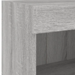 vidaXL Muebles Tv-Muebles de TV de pared con luces LED 4 piezas