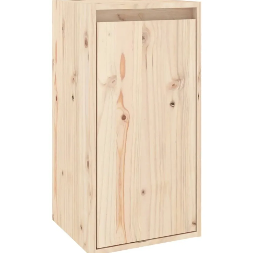 vidaXL Muebles para TV 6 piezas madera maciza de pino Natural Sale