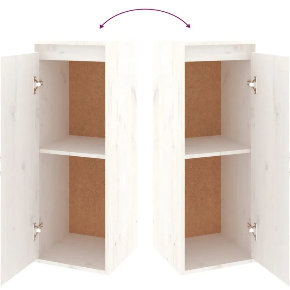 vidaXL Muebles Tv-Muebles para TV 4 piezas madera maciza de pino