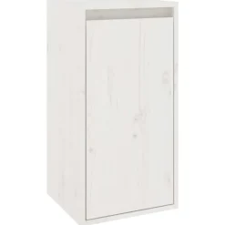 vidaXL Muebles para TV 4 piezas madera maciza de pino Blanco Outlet