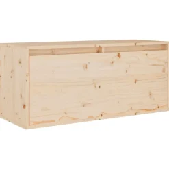 vidaXL Muebles Tv-Muebles para TV 4 piezas madera maciza de pino