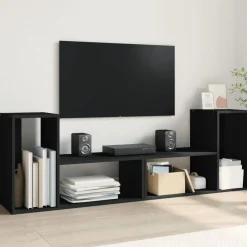 vidaXL Muebles Tv-Muebles para TV 2 uds madera de ingeniería 75x30x50 cm