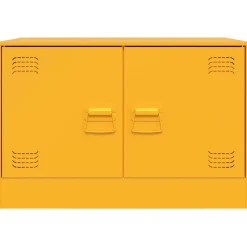 vidaXL Muebles Tv-Muebles para TV 2 unidades acero 67x39x44 cm