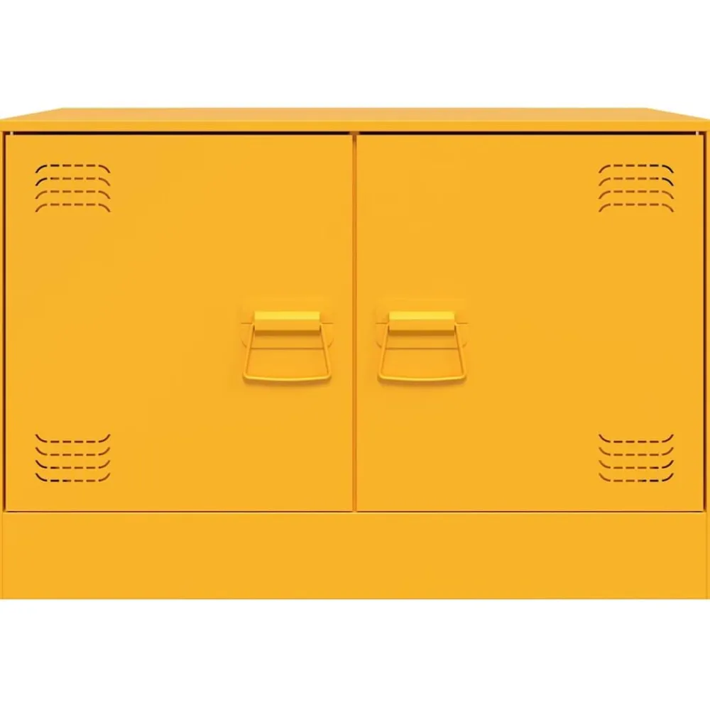 vidaXL Muebles Tv-Muebles para TV 2 unidades acero 67x39x44 cm