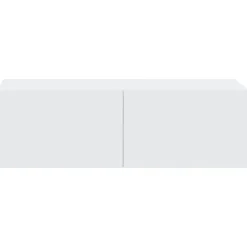 vidaXL Muebles Tv-Muebles TV de pared 2 uds madera ingeniería 100x30x30 cm