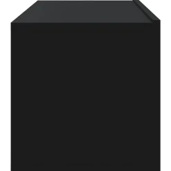 vidaXL Muebles TV pared 2 uds madera contrachapada 100x30x30 cm Negro Online