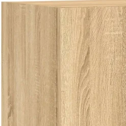 vidaXL Muebles TV pared con LED 5 pzas madera ingeniería Roble Sonoma Online