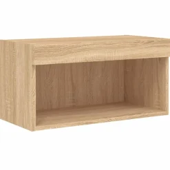 vidaXL Muebles TV pared con LED 6 pzas madera ingeniería Roble Sonoma Sale