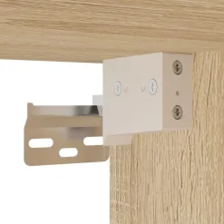 vidaXL Muebles Tv-Muebles TV pared con LED 8 pzas madera ingeniería