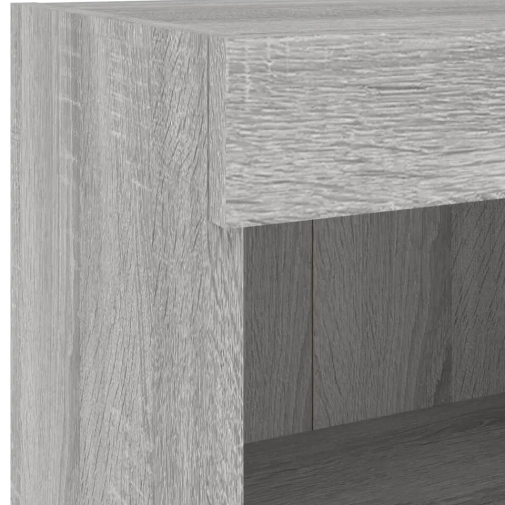 vidaXL Muebles Tv-Muebles TV pared con LED 7 pzas madera ingeniería